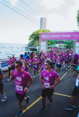 3ª Corrida de Rua do Yacht Clube acontece em outubro com foco em conscientização sobre câncer de mama e próstata